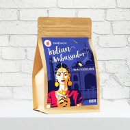 India Ambassador szemes pörkölt kávé 200 gr