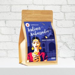 India Ambassador szemes pörkölt kávé 200 gr