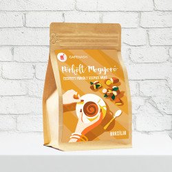 Izesített szemes kávé 125 gr - pörkölt mogyoró 