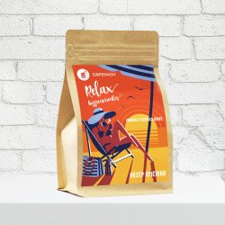 Relax - Koffeinmentes szemes pörkölt kávé 200 gr