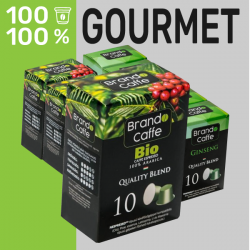 100db-os Bio - Ginzeng Nespresso kompatibilis kávékapszula csomag