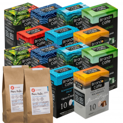 Dupla Nespresso kompatibilis kávékapszula csomag - 160 kapszula